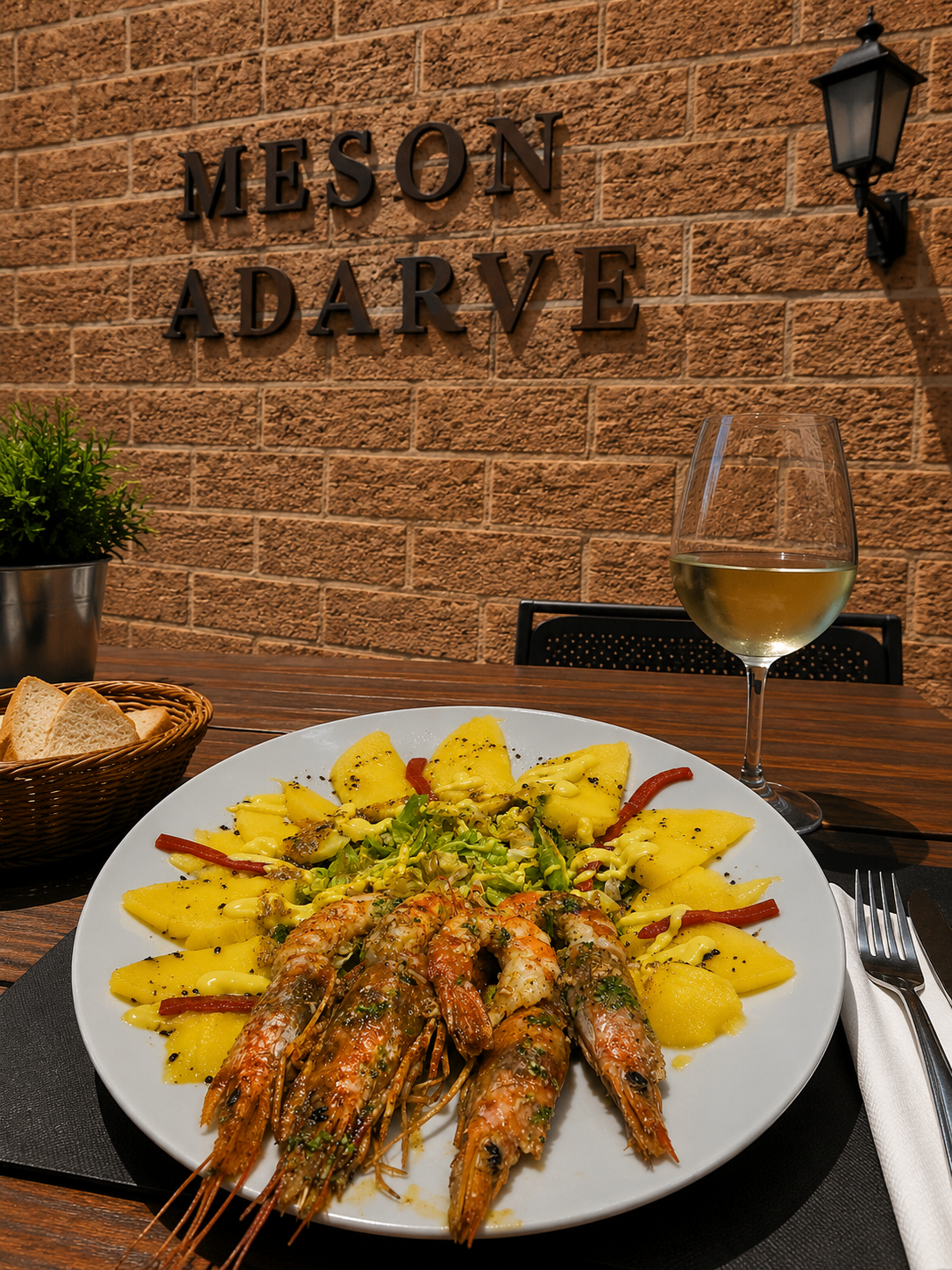 MANGO AND SHRIMP SALAD